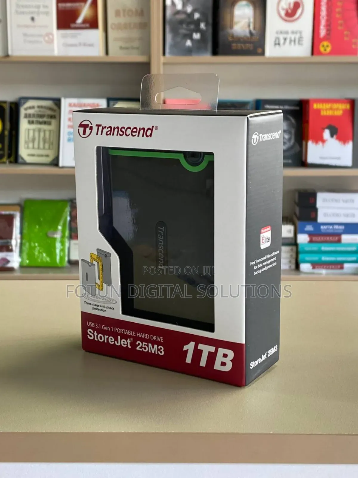 1tb Transcend Hard Drive – Shock-Resistant Secure Storage