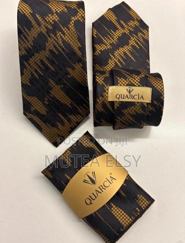 Black Gold Executive Tie Sets - main view