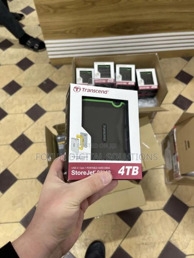 2tb Transcend Portable Drive – Rugged Backup Solution - main view