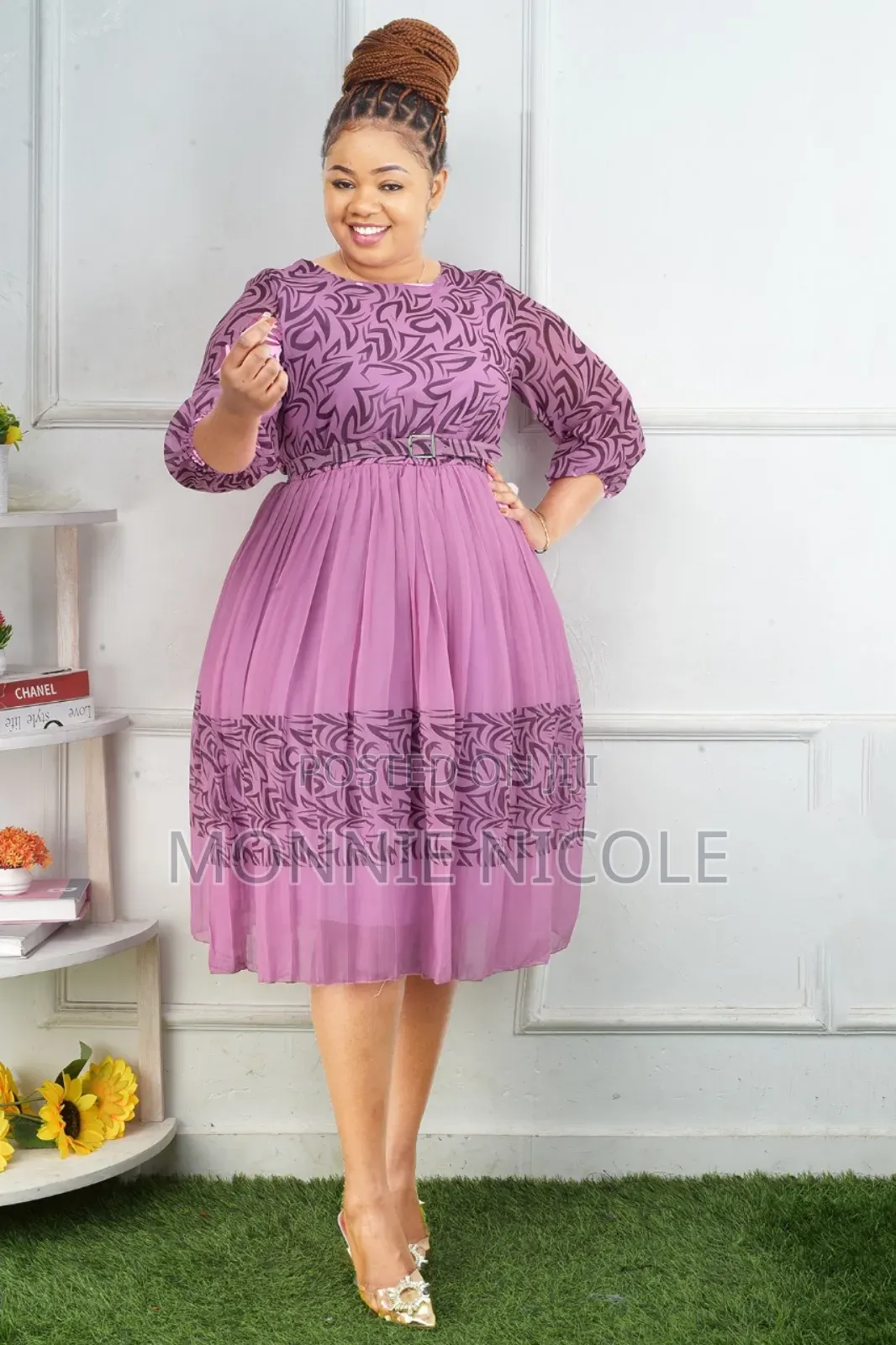 Cute Chiffon Round Dress 🔥💃