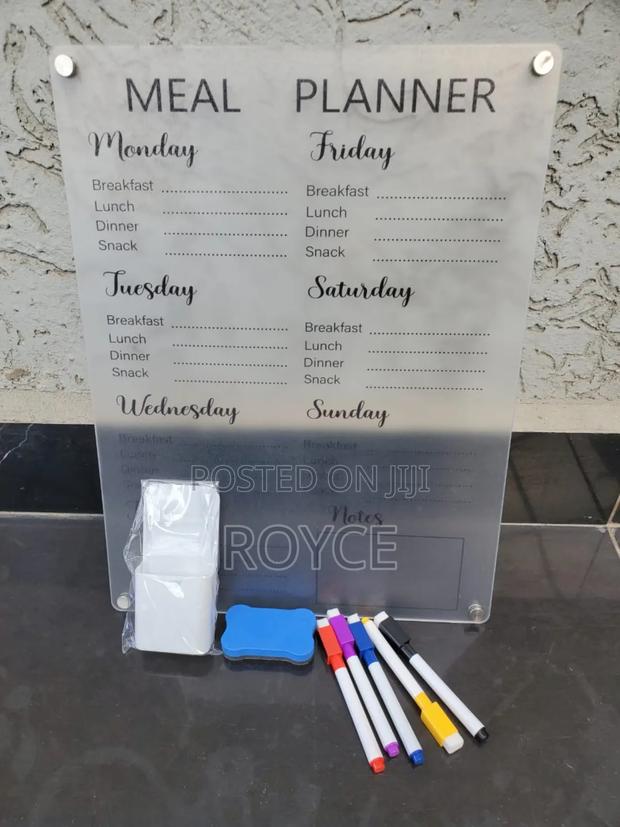 Magnetic Refrigerator Meal Plannner - main view