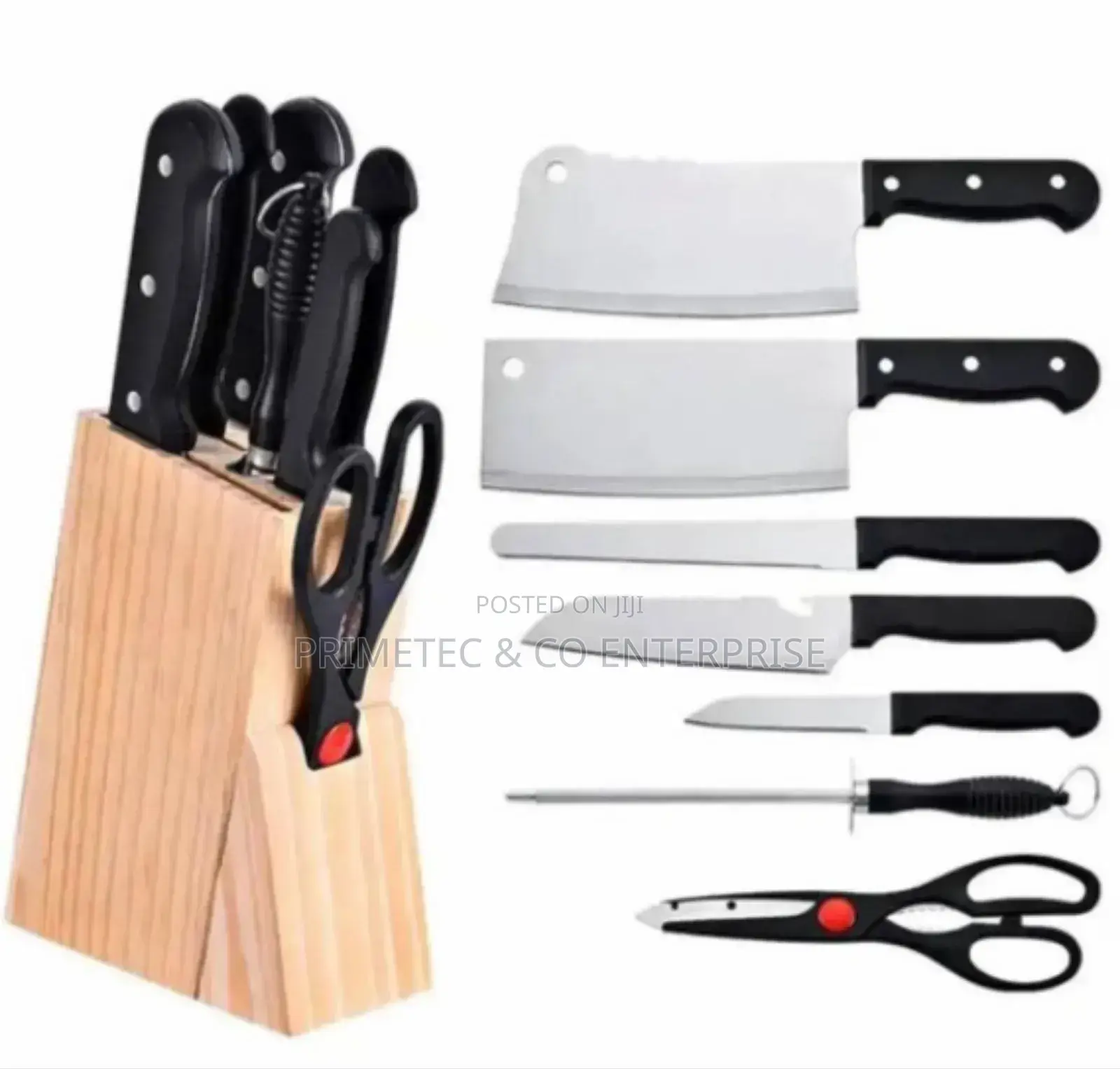 Block Wooden Knife Set