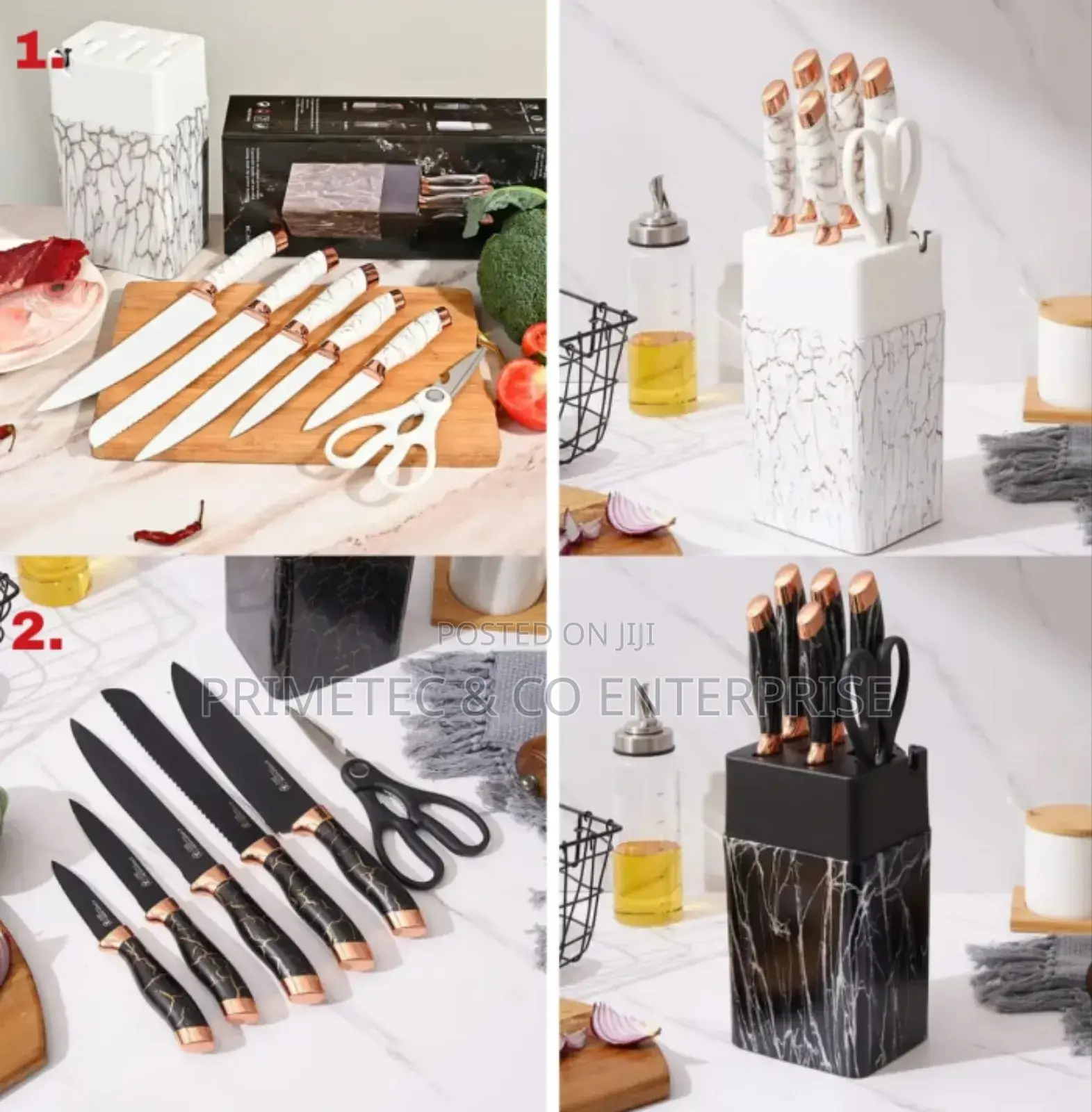7pcs Kitchen Knife With Acryl Stand