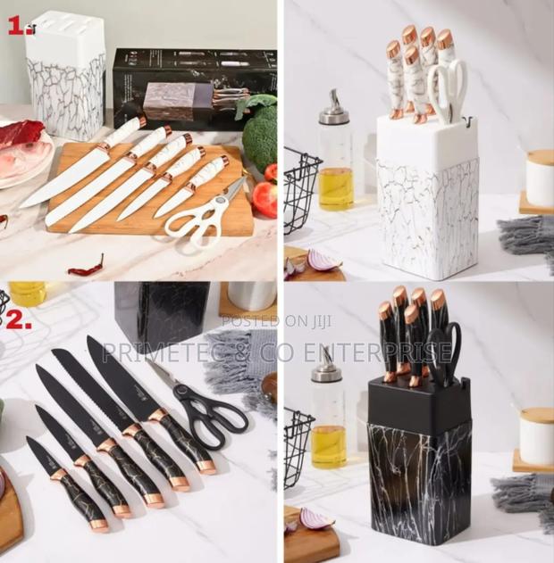 7pcs Kitchen Knife With Acryl Stand