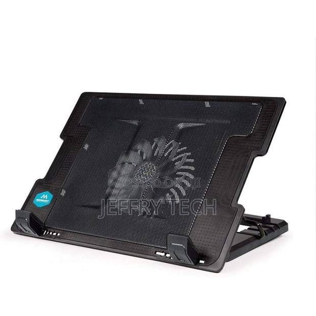 Notepad Ergostand Stand Cooling Pad 9" to 17" -Black