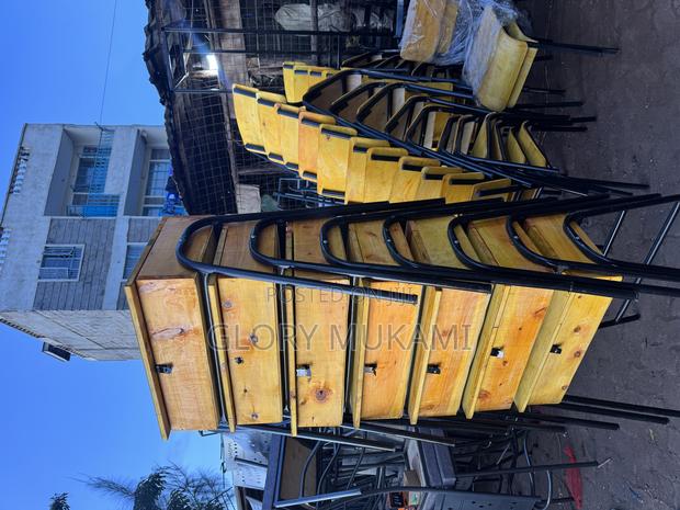Standard School Locker And Chair - main view