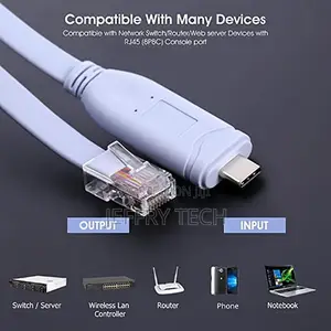 Usb to Type C Console Cable Type C to Rj45 Serial Routercabl