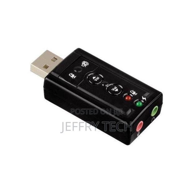 7.1 Ch Usb Sound Card - Sound Adapter