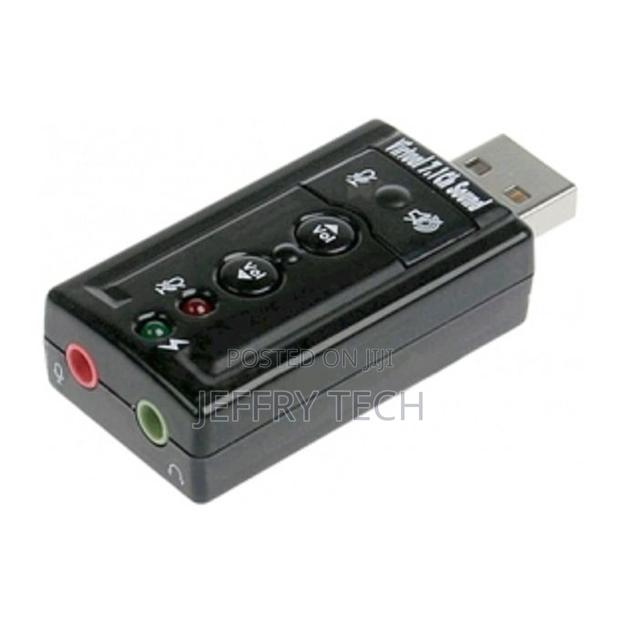 Usb Mini Sound Card 7.1 Ch Adapter / Usb Virtual Channel Sou