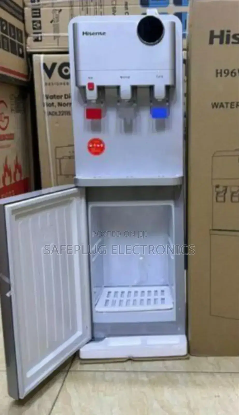 Water Dispenser (3taps) Hisense With Compressor; Top Load