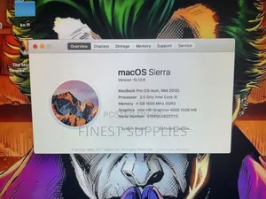 New Laptop Apple MacBook 2012 8GB Intel Core I5 HDD+SSD 500GB