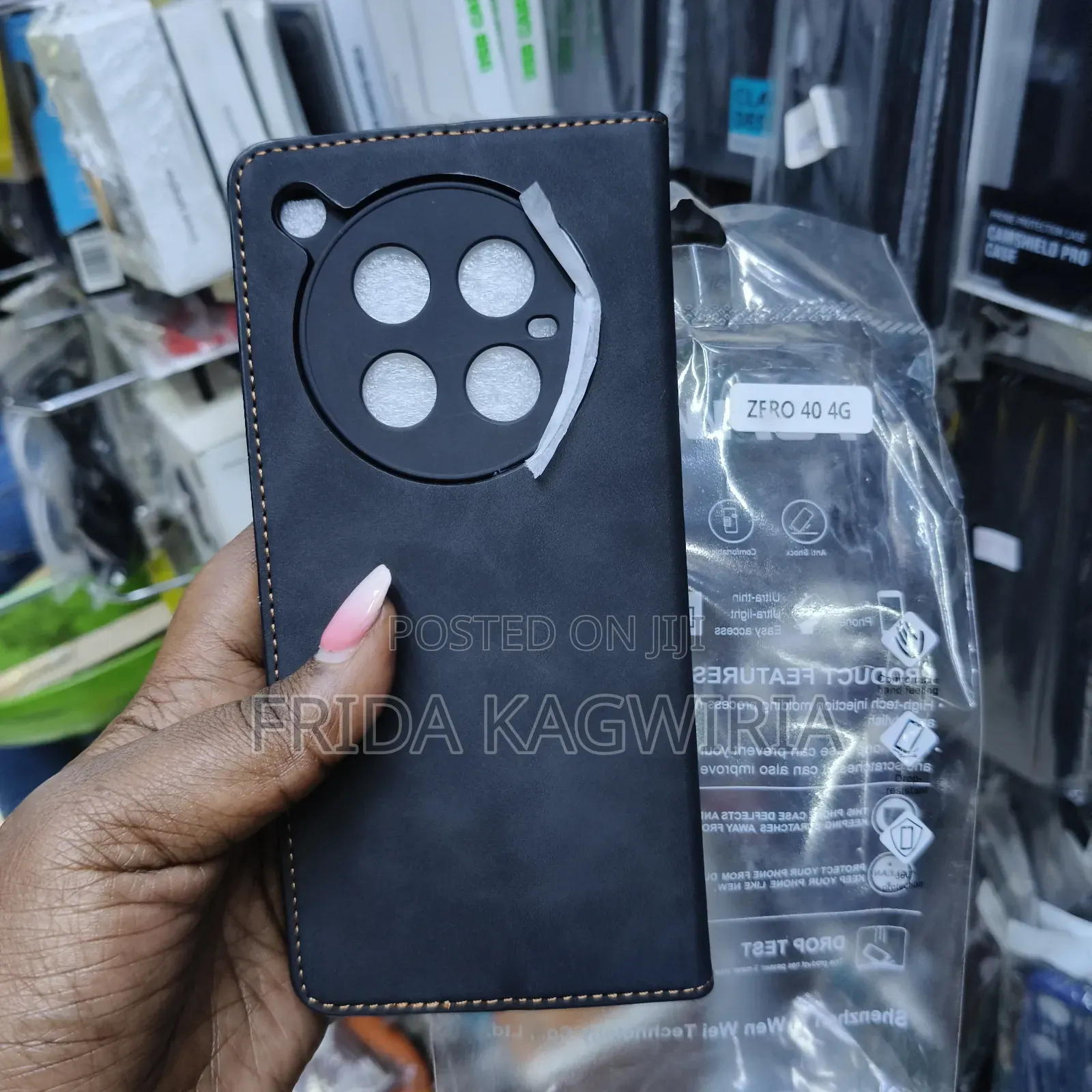 Infinix Zero 40 Leather Flip Cover