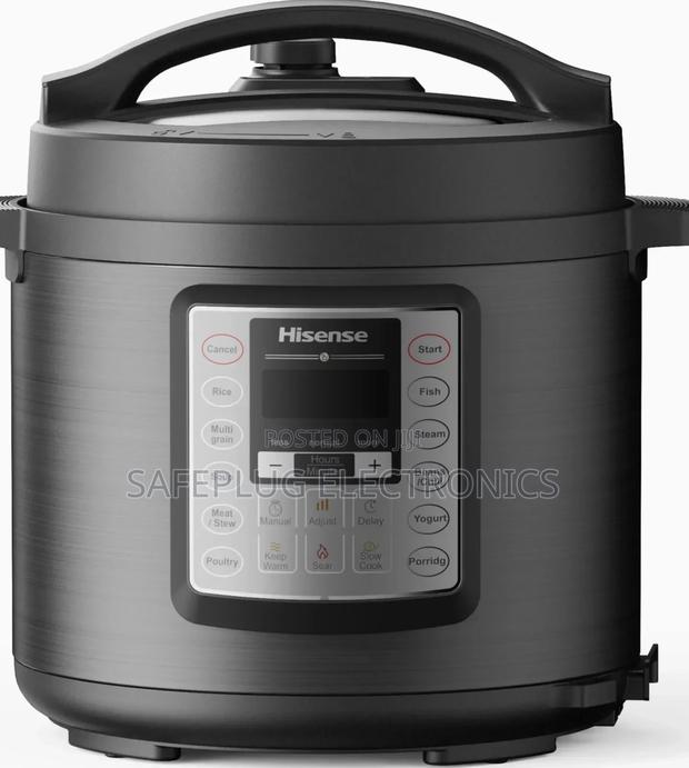 Pressure Cooker 6l Hisense, Durable Stainless - main view