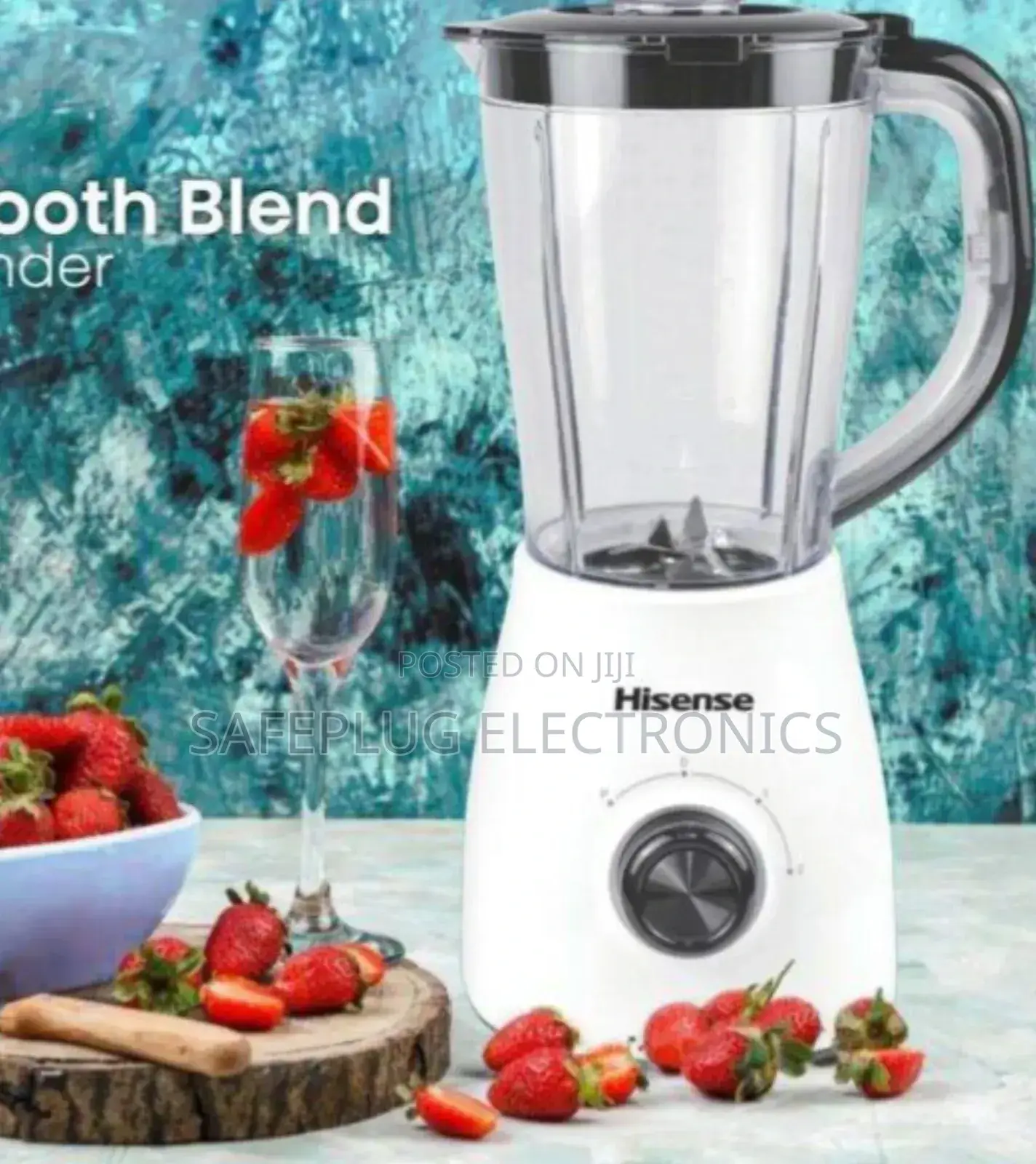 Blender (Hisense) 1.5l With Grinder 2 in 1 (500w)