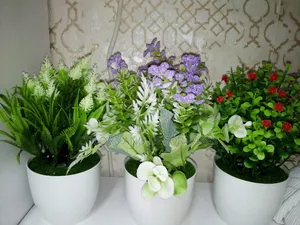 Potted Flowers Artificial