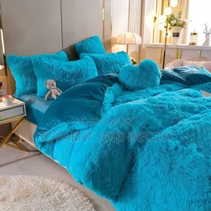 Luxury Designs Velvet Plush Fluffy Duvet Set