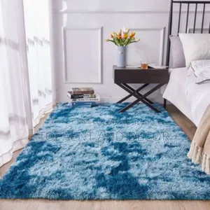 5 by 8 Soft Fluffy Carpets Non Slip Rugs Floor Mat