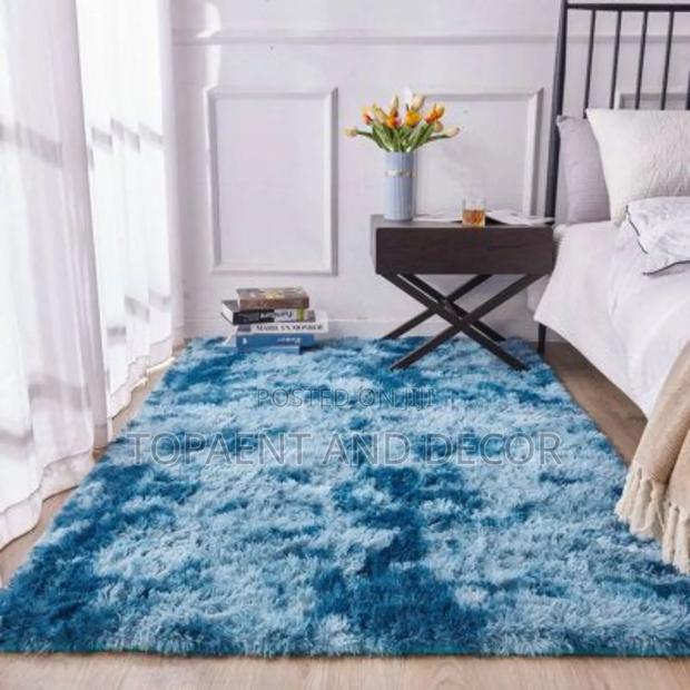 5 by 8 Soft Fluffy Carpets Non Slip Rugs Floor Mat