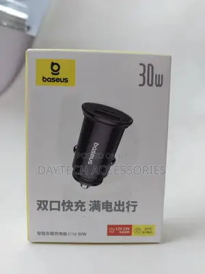 Car Charger Baseus PPS Car Charger(30w Pd3.0 Qc4.0+) Black