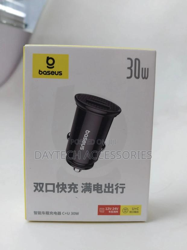 Car Charger Baseus PPS Car Charger(30w Pd3.0 Qc4.0+) Black