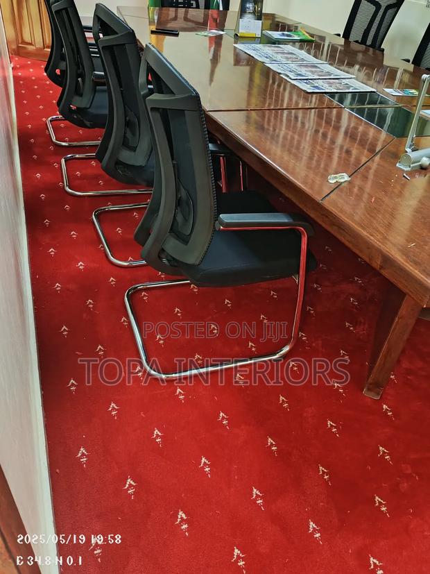 Boardroom Executive Office Flooring Red Wall to Wall Carpets