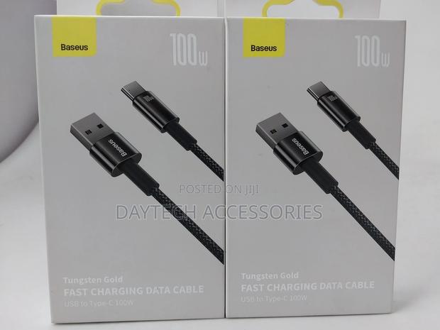 Baseus Tungsten Fast Charging Cable Usb to Type-C 100w 1m