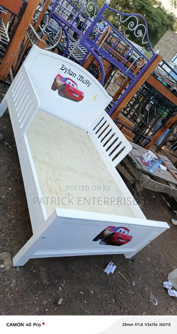 Modern Wooden Toddler Bed - thumbnail 3