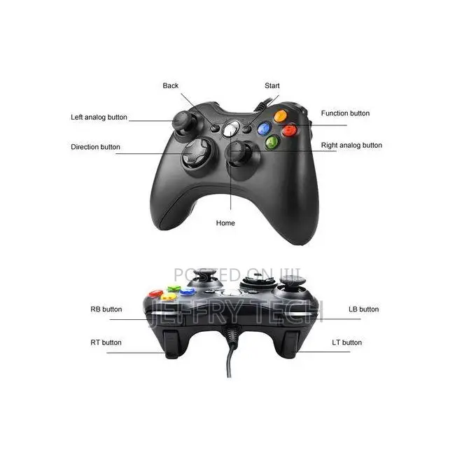 Gamepad for Xbox 360 and Pc Windows Games With Vibration