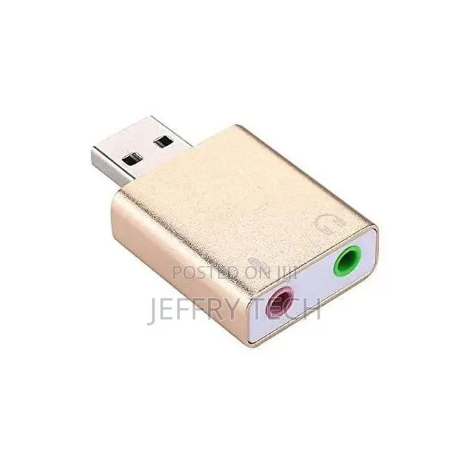 Usb Sound Card 7.1 External Usb to 3.5mm Jack Headphone Ada