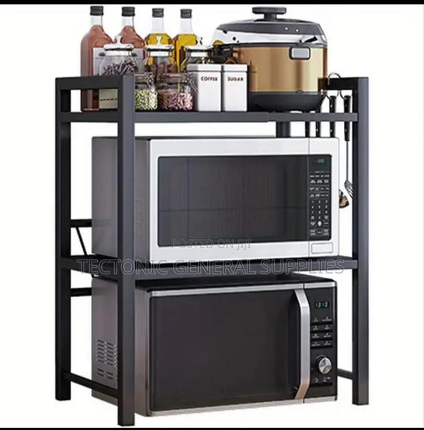 2tier Heavy-Duty Adjustable Microwave Stand - thumbnail 3