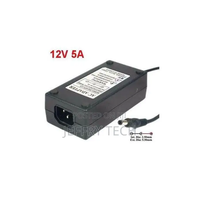 Ac 12v 5a Power Adapter Power Supply Adaptor 100-240v Eu Us