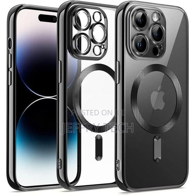 Case Pouch iPhone 15 Plus Transparent Magsaf Anti-Collision - main view