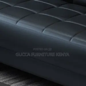 Office Sofa:5-Seater Reception Visitor Sofa With Armrest