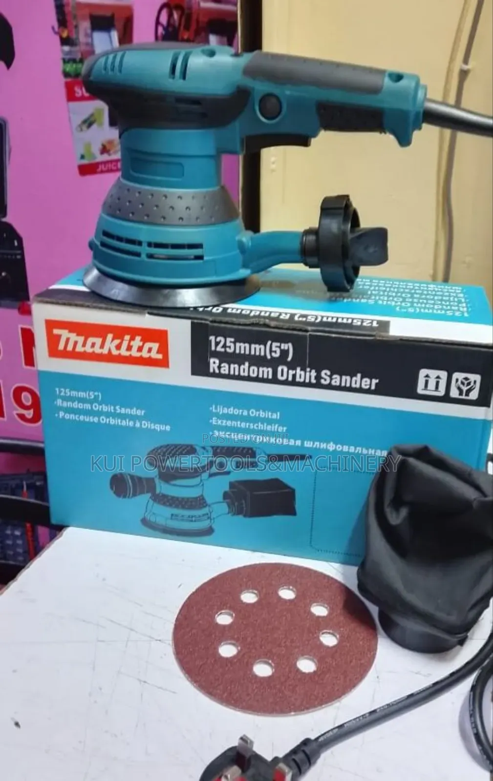 125mm Makita Orbital Sander / 5" Random Makita Sander