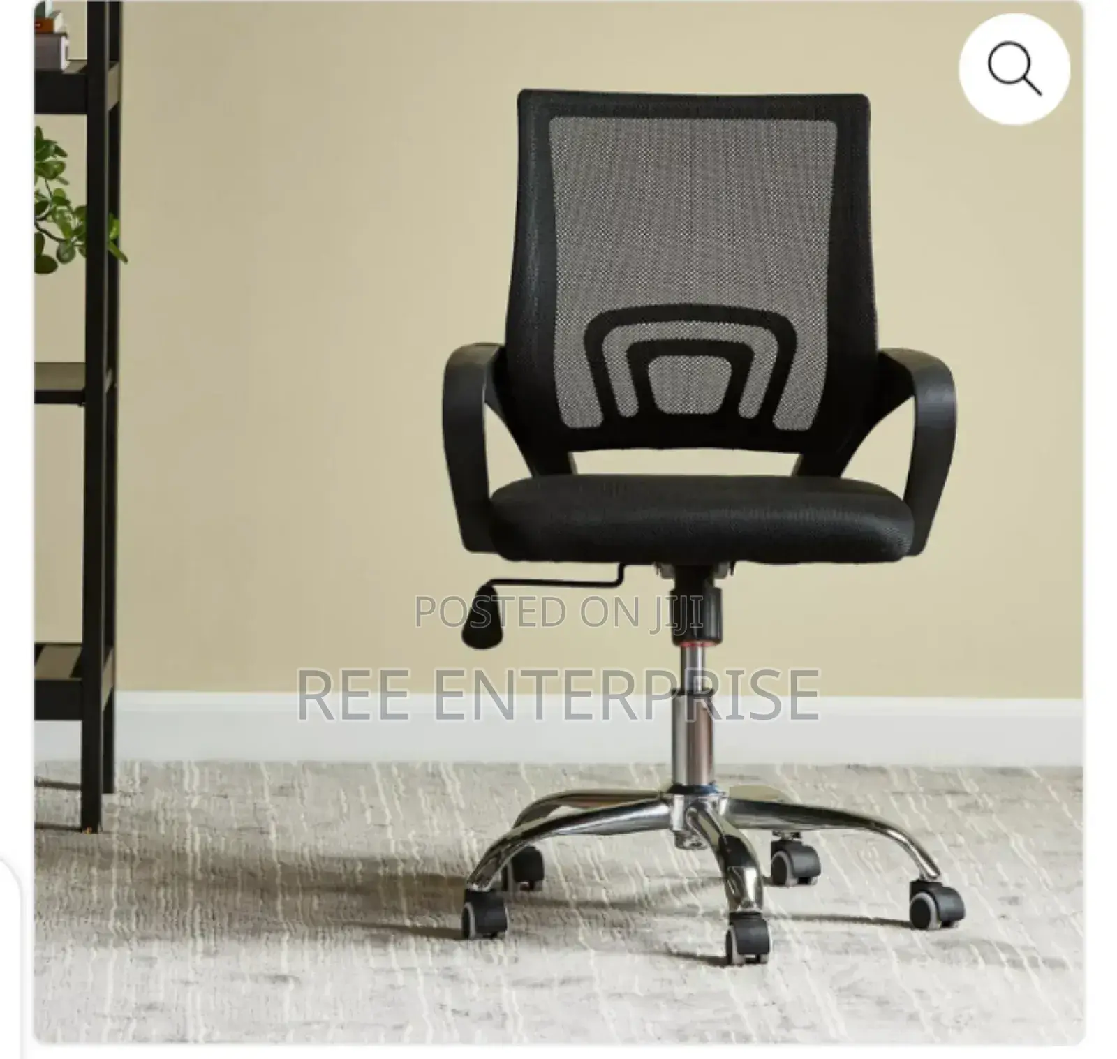 Lumbar Support Assembled Executive Office Chair