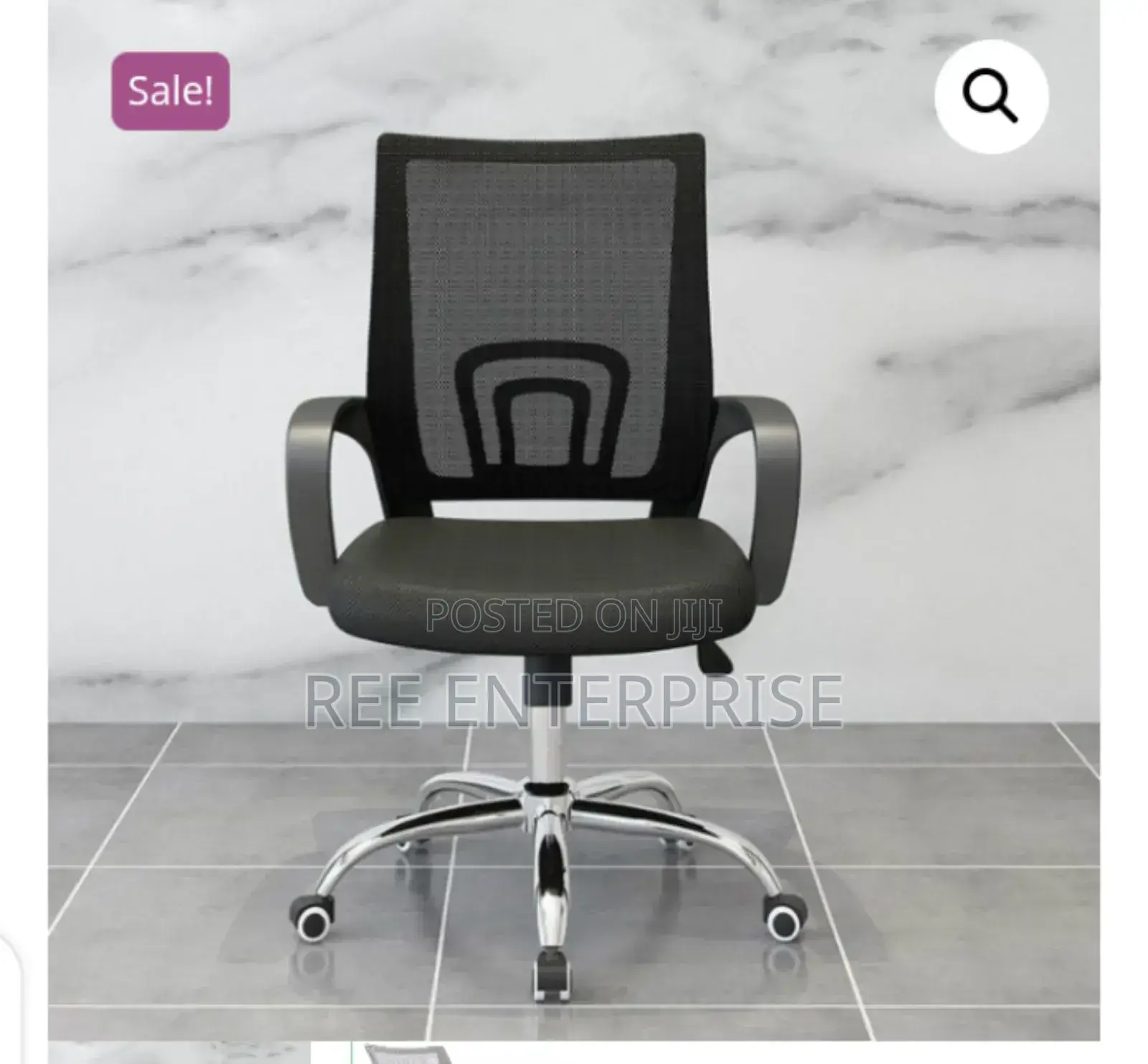 Curved Armrest Assembled Executive Office Chair
