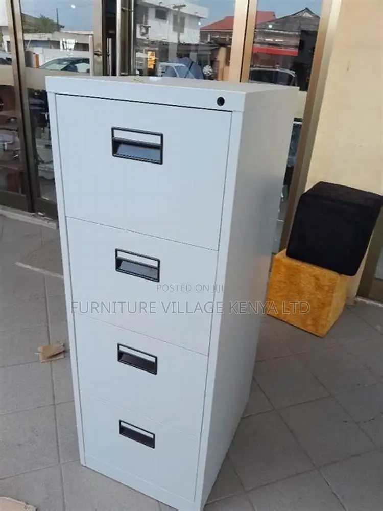 Cabinets:Office Vertical Steel File Storage Locker(4-Drawer)
