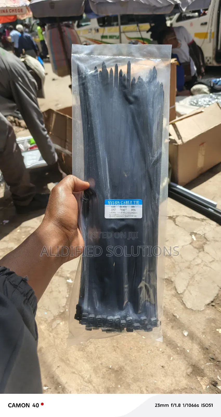 8*400mm Nylon Cable Tie