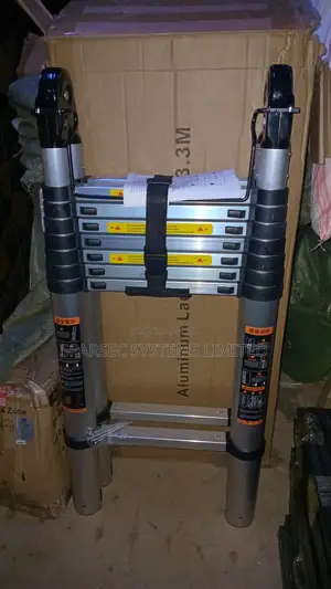 Telescopic Ladder Extendable Step Ladder 3.3m+3.3m Folding
