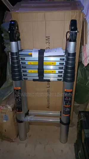 Telescopic Ladder Extendable Step Ladder 3.3m+3.3m Folding