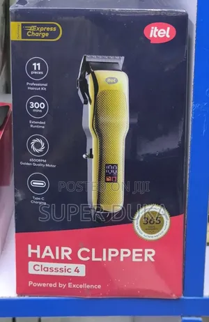 Itel Hair Clipper Ihc-36.11pcs Professional Haircut Kit