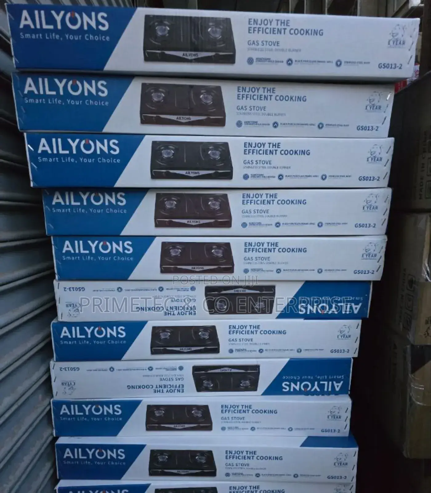 Ailyons 2 Burner Table Top Stainless Steel Gas Stove Cooker
