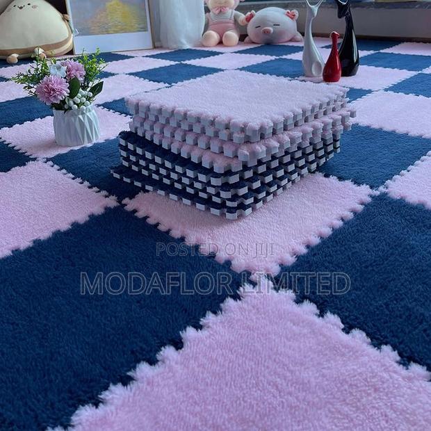 Softness You Can Step On! Of Plush Interlocking Mats - main view