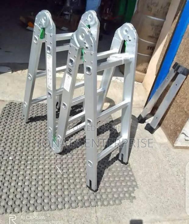 4*3 Foldable Aluminium Ladder 12ft - main view