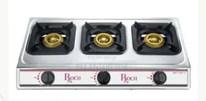 Even Distribution of Heat Roch 3 Burner Stainless Cooker