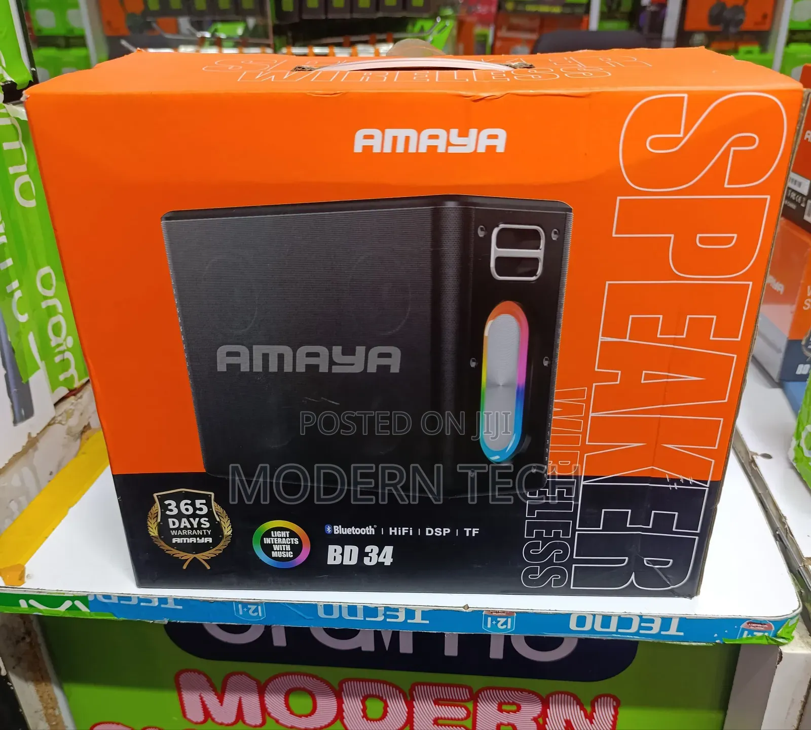 Amaya Bd34 *120w* Wireless Waterproof Speaker