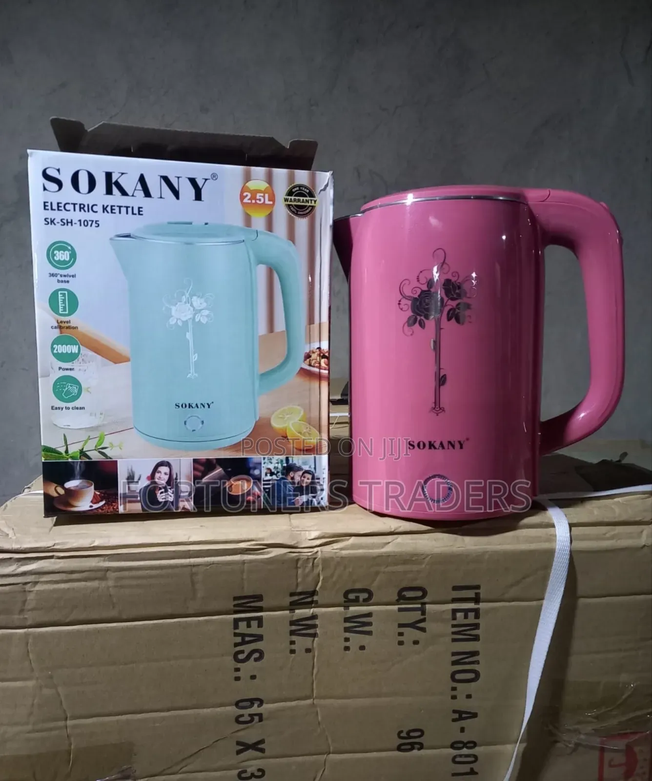 2.5ltrs Electric Kettle Plastic Coated