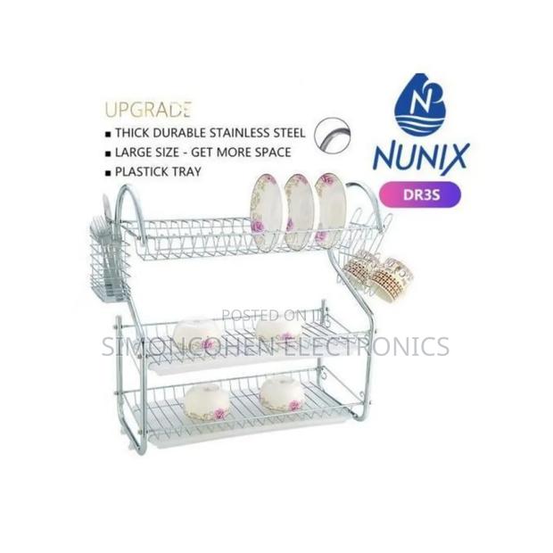 Nunix 3 Tier Dish Rack - main view