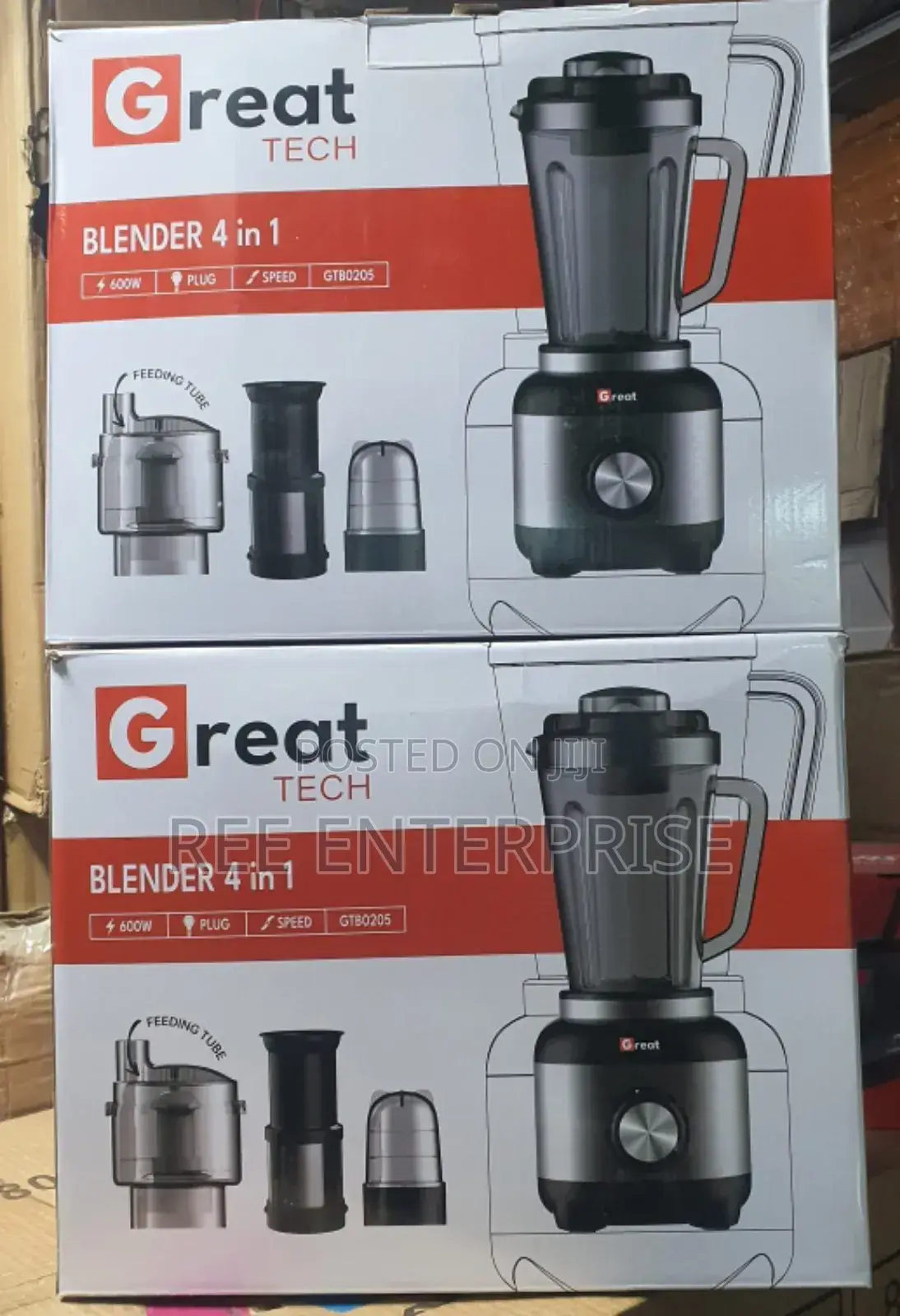 Efficient and Durable Great Tech 4 in 1 Blender