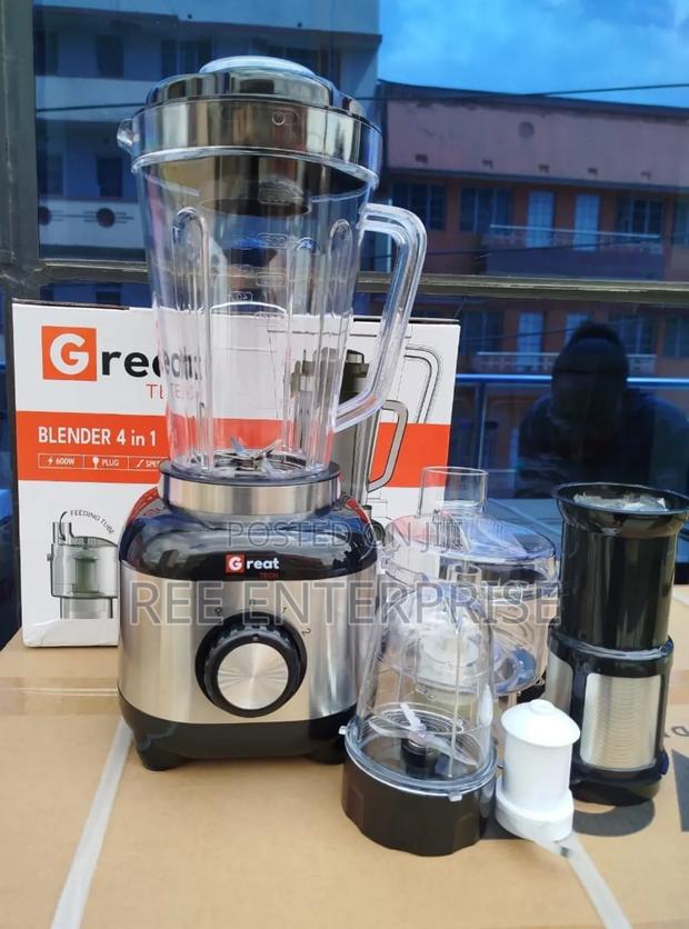 Water Proof Motor Great Tech 4 in 1 Blender